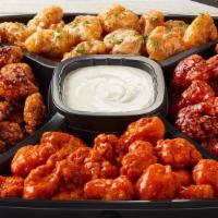 Boneless Wings Platter Small - 36 Wings · Serves 4-6. Boneless Wings with your choice of sauce.