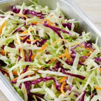 Slaw Party Tray · Serves 2-3. Slaw mix of red and green cabbage, shredded carrots, and fresh spinach tossed in...