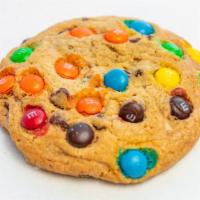 M&M · Our classic Chocolate Chip Cookie with a side of M&M’s.