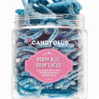 Berry Blue Sour Laces  Candy · Sour-coated laces with a mouthwatering blue raspberry flavor