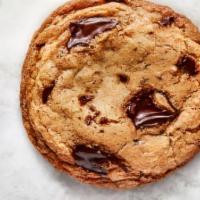 Boujee Chocolate Chip Cookies · Made with browned butter, Tahitian vanilla beans and Belgian couverture chocolate callets