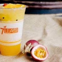 Sunset Passion (Juice) · Caffeine-free. Hand Squeezed Passion Fruit
Calories: 170-200