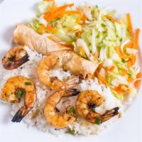 Rice Platter · All rice platters come with lettuce, cucumber, tomato and pickled shredded carrot, served wi...