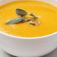 Butternut Squash · Rich and creamy, the soup features a savory blend of
spices such as ginger, cinnamon and nut...