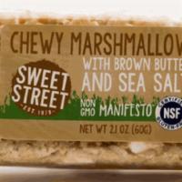 Chewy Marshmallow (Gf) · Sweet Street Chewy Marshmallow Bar with browned butter and sea salt. Certified gluten-free a...