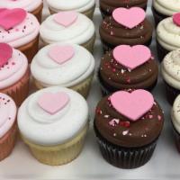 Love Cupcake Assortment · Our most popular Four cupcake flavors include:  3 Heavenly Strawberry, 3 Traditional White, ...