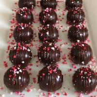 Heart Sprinkles Chocolate Cake Truffles · Beautiful Gift Box of 16 Chocolate Cake Truffles.  These moist and delicious Chocolate Cake ...