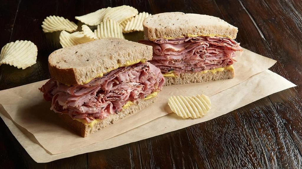 Hot Pastrami Sandwich · 1/2 pound of hot pastrami. Your choice of bread, topped the way you like it.