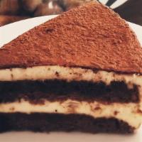 Tiramisu · One piece or whole.  Less sweet,  Home baking style