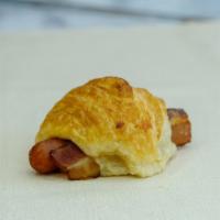 Croissant Sausage With Bacon · 