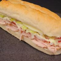 Turkey And Provolone · A double-serving of Oven Roasted Turkey Breast, and Provolone cheese, served on our made-fro...