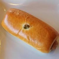 Jalapeno Kolache · Soft dough, filled with jalapeno sausage