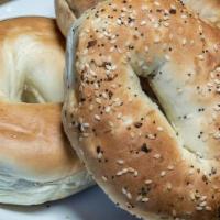 Plain Bagel · Served with butter or cream cheese