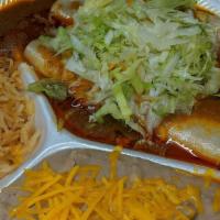 Chicken & Cheese Enchilada · Combinations served with rice and beans.