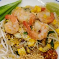 Pad Thai · Choice of BBQ Chicken, BBQ Pork or shrimp. Stir fry rice stick noodles with a sweet and sour...