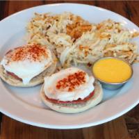 Original Benny · Canadian bacon,poached eggs, english muffin.