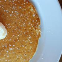 Stack House Pancakes · Made from scratch, sugar dusted pancake served with whipped butter.
(3 Pancakes)