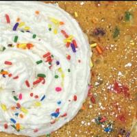 Stack Birthday Cake Pancake · With Rainbow sprinkles. Does not included whipped cream when ordered togo