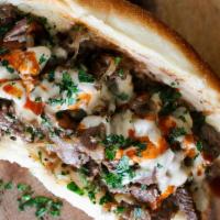 Special Steak Sub · Philly steak with mushrooms, bell peppers and onions on fresh French bread.