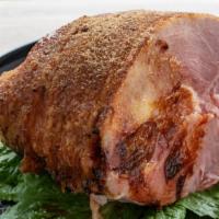 Spiral Ham 7-8 Lbs. · 7-8 lb ham serves 10 - 12 adults  
Succulent spiral sliced and honey glazed, can be frozen. ...