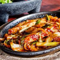 Thai Bbq Fajitas For 1 · For One:. Your choice of protein tossed Thai peppers, grilled onions & bell peppers glazed w...