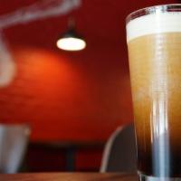 Nitro Coffee · Cold brewed coffee infused with nitrogen to give it a creamy froth texture.