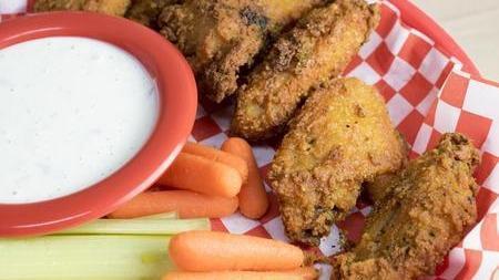 Buffalo Wings · Served with celery, carrots, Ranch dressing and your choice of sauce.
