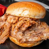 Pulled Pork Sandwich · Pulled pork from the best hogs in Texas!