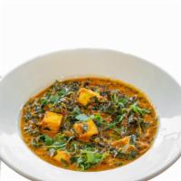 Palak Paneer · Vegetarian. Gluten free. Grilled panner in rich, creamy tomato curry with spinach.