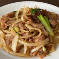 B03 Beef With Green Onion (葱爆牛肉) · 葱爆牛肉. Stir-fried beef slices with green onion