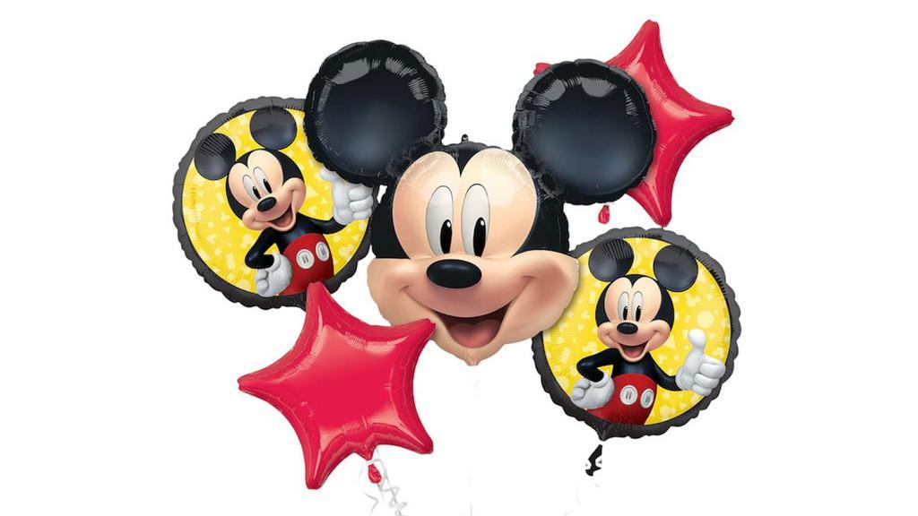 Bouquet Mickey Mouse · Mickey Mouse Bouquet includes one large balloon and 4 regular balloons