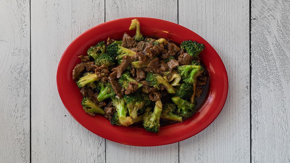 Broccoli · Broccoli in brown sauce with your choice of meat.