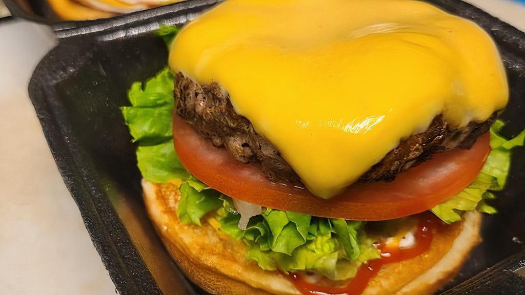 Classic Ubp Burger · Description:1/4lb Ultimate Burger Press Burger(smaller burger) that comes with Lettuce, Tomato, Onion, Special Sauce*(Special Sauce it tomato based and has NO Mayo in It) - Plus Mayo, Mustard or Ketchup. *We cook the Special sauce into the Burger.