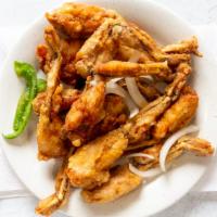 Salt & Pepper Frog Legs · Hot and spicy.