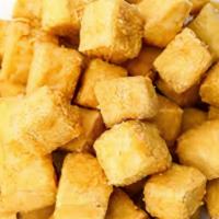 Crispy Organic Tofu (S Vg) 金沙有機豆腐 · Jalapeño, onion, szechuan seasoned salt.
