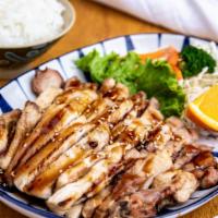 Chicken Teriyaki · Grilled Chicken with vegetable and Teriyaki sauce
