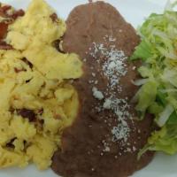 Breakfast Plates · chorizo nand eggs
ham and eggs
bacon and eggs
huevo a la mexicana
huevos rancheros
All eggs ...