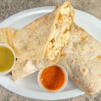 Breakfast Burritos · All burritos include beans, cheese and potatoes.