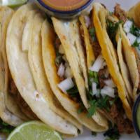 Quesatacos No Consome · Cheese tacos with the meat of your poreference
steak
pastor
chicharron
barbacoa
birria
all t...