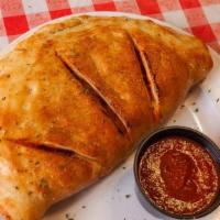 Cheese Calzone · With ricotta and mozzarella cheese.