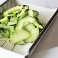 Cucumber Salad · Cucumber, radish, sprouts, sesame and rice vinegar sauce.