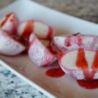 Strawberry Mochi Ice Cream · 