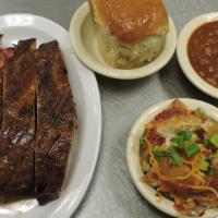 Pork Ribs · All dinners comes with 2 Side orders and a roll