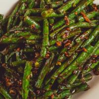 Spicy Green Bean · Hot & spicy. Vegetarian. We will try to alter degree of heat to your taste.