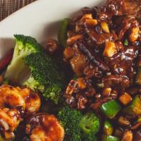 Kung Pao Surf & Turf · Hot & spicy. We will try to alter degree of heat to your taste. A showdown of epic kung pao ...