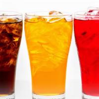 Soda Drinks · Available sodas: 12 oz Coca Cola can, 12 oz Diet Coke, 12 oz Coca Cola Zero, 12 oz Fanta Ora...