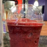 2 Mixed Berry · Strawberries, blueberries, apple juice.