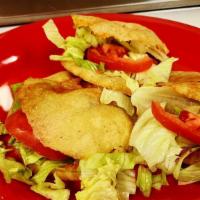 Gorditas With Rice And Beans · 3-Gorditas filled with your choice of Ground Beef Picadillo, Chopped Beef in Green or Red Ch...
