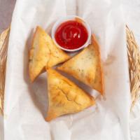 Beef Samosa (3 Pcs) · beef mince and stuffed with spices in patties