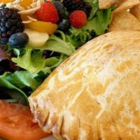 Platter 1 · Choice of empanada and choice of soup or Rustika house salad.